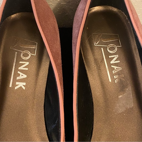 Jonak suede shoes, mauve, size 7 - Picture 4 of 6